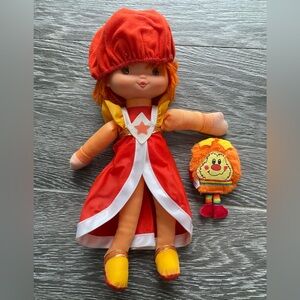 1983 Vintage Rainbow Brite Lala Orange Doll with OJ Sprite